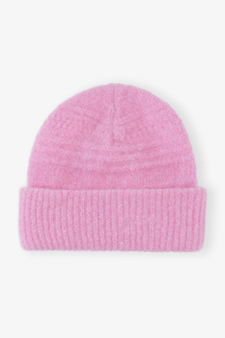 Ganni - Corsage Pink Soft Wool Beanie - Kalifornia Jean Bar