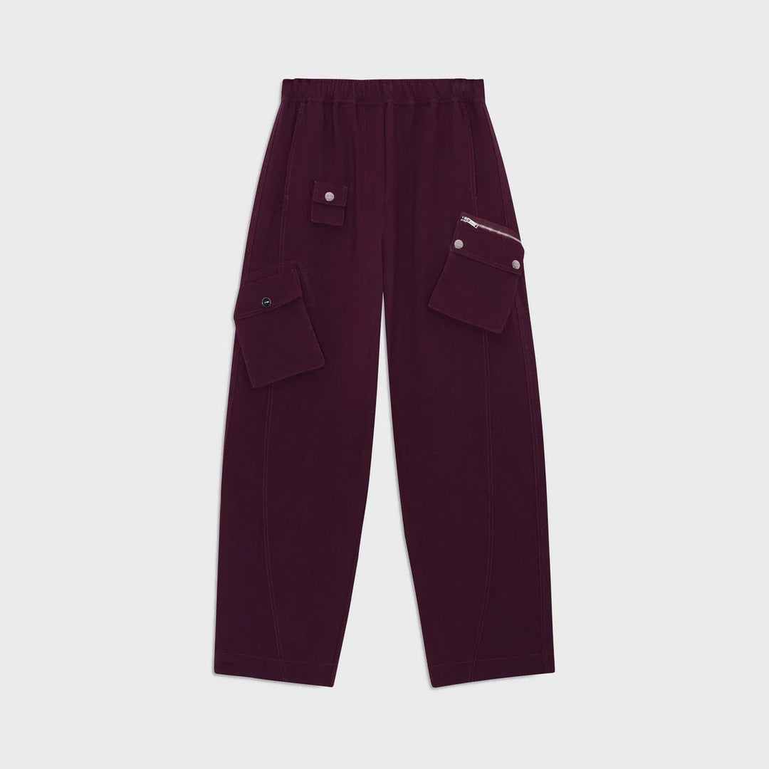 Ganni - Future Twill Pants in Port Royal - Kalifornia Jean Bar