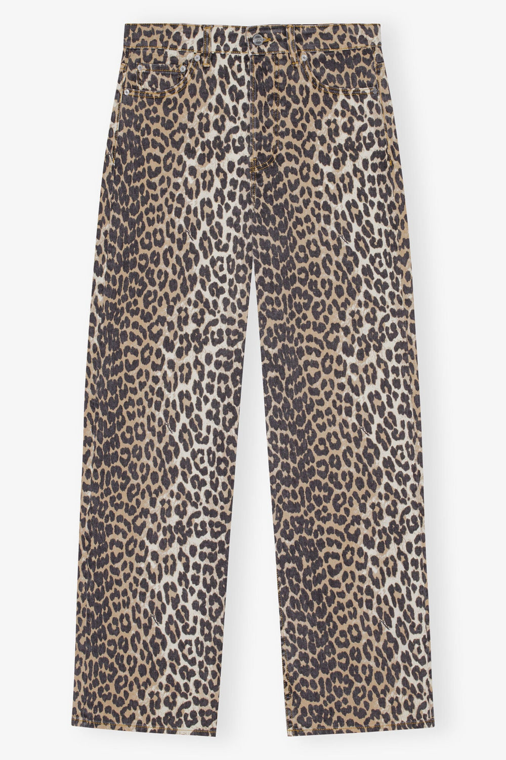 Ganni - Leopard Izey Jean - Kalifornia Jean Bar