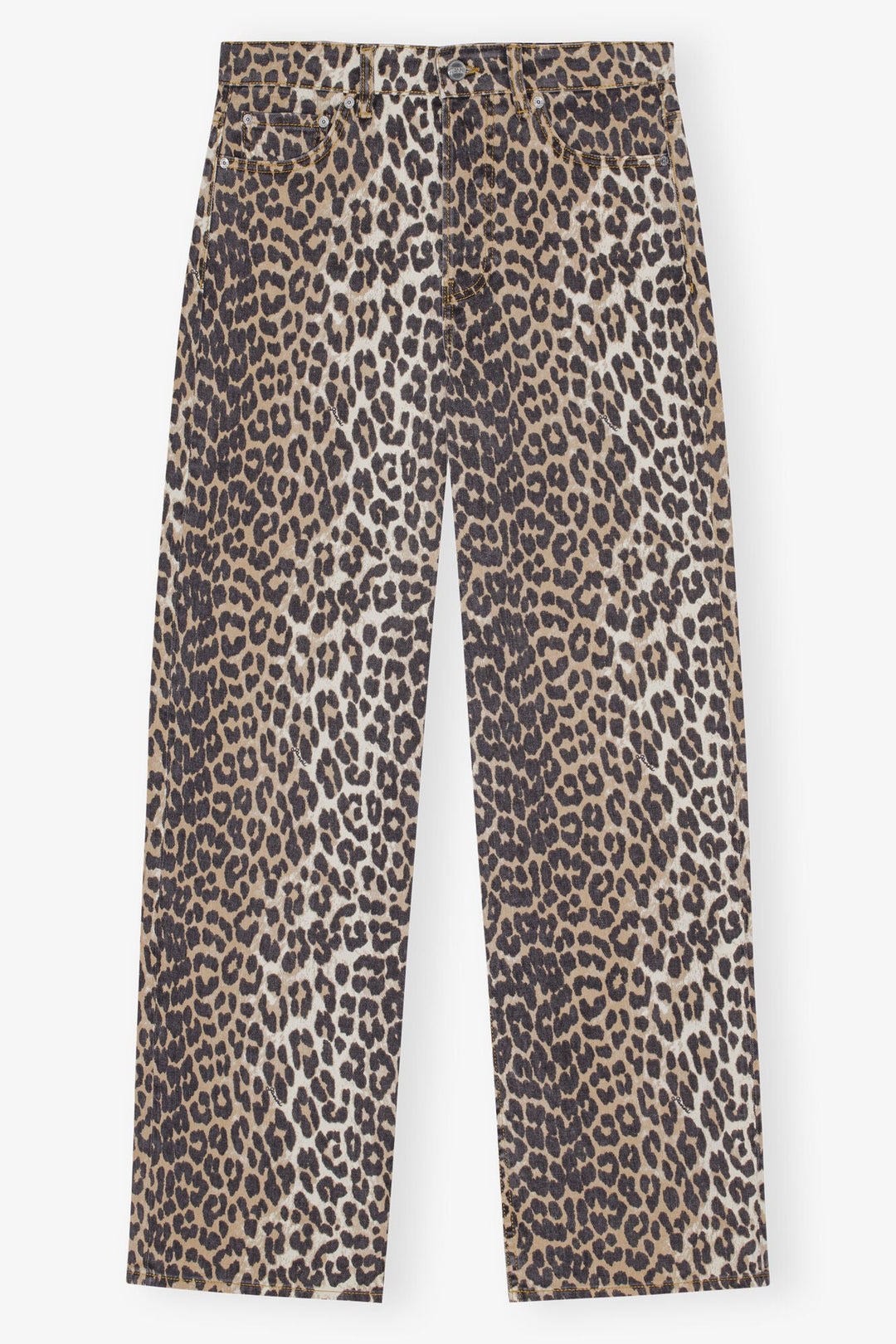 Ganni - Leopard Izey Jean - Kalifornia Jean Bar