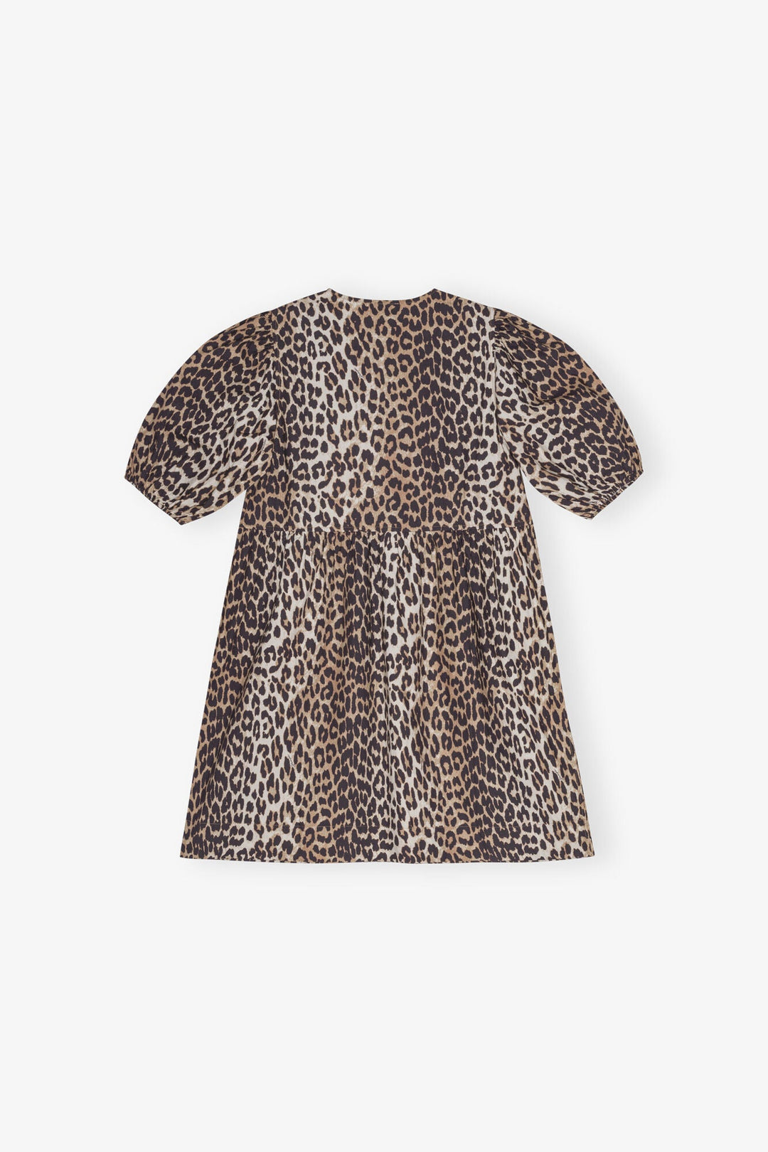 Ganni - Leopard Tie String Mini Dress - Kalifornia Jean Bar