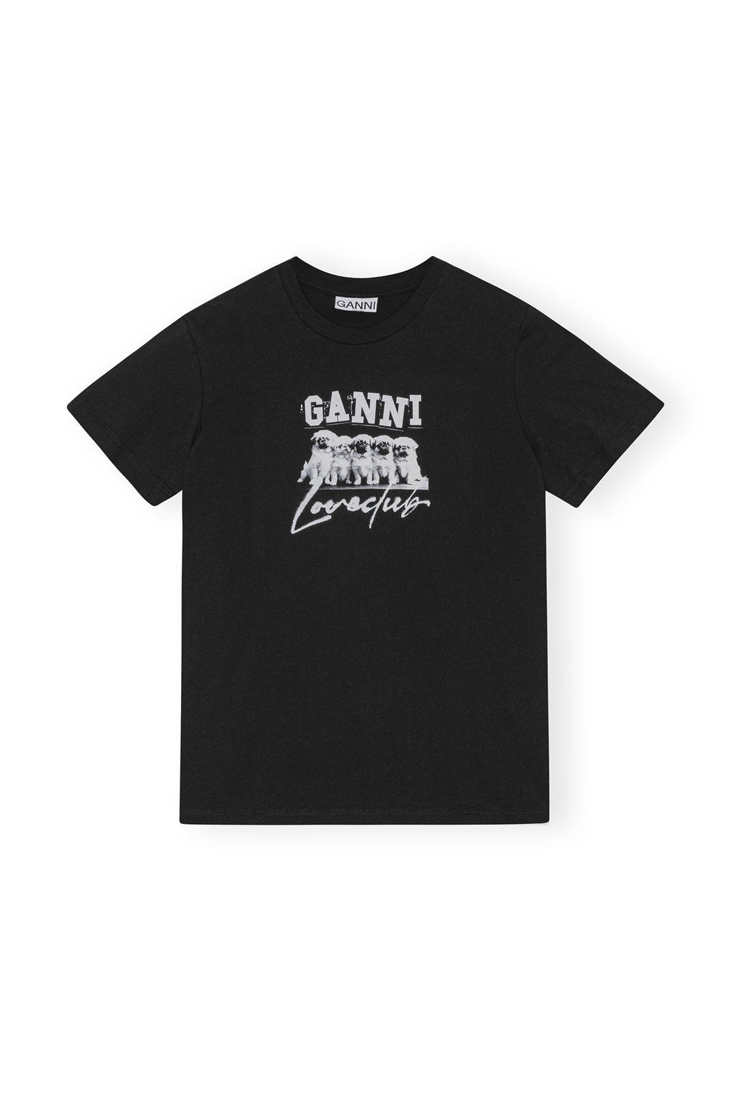 GANNI - Puppy Love Jersey Black - Kalifornia Jean BarGANNI - Puppy Love Jersey Black