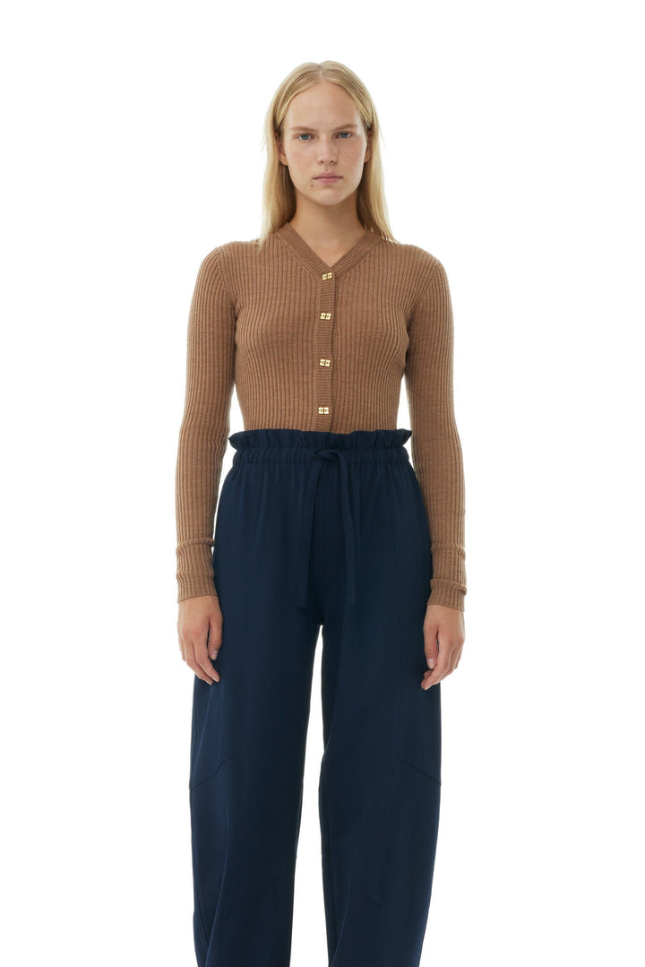 Ganni - Sky Captain Elasticated Waist Pants - Kalifornia Jean Bar