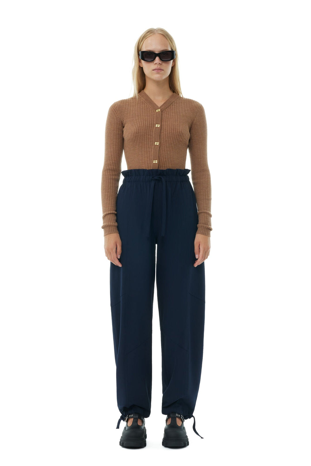 Ganni - Sky Captain Elasticated Waist Pants - Kalifornia Jean Bar