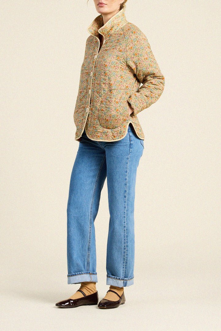 Trovata - Ginny Quilted Jacket in Gardenette