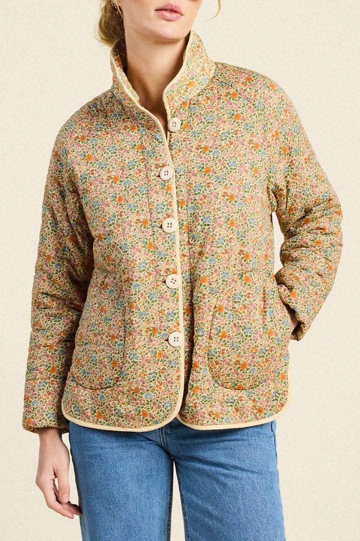 Trovata - Ginny Quilted Jacket in Gardenette