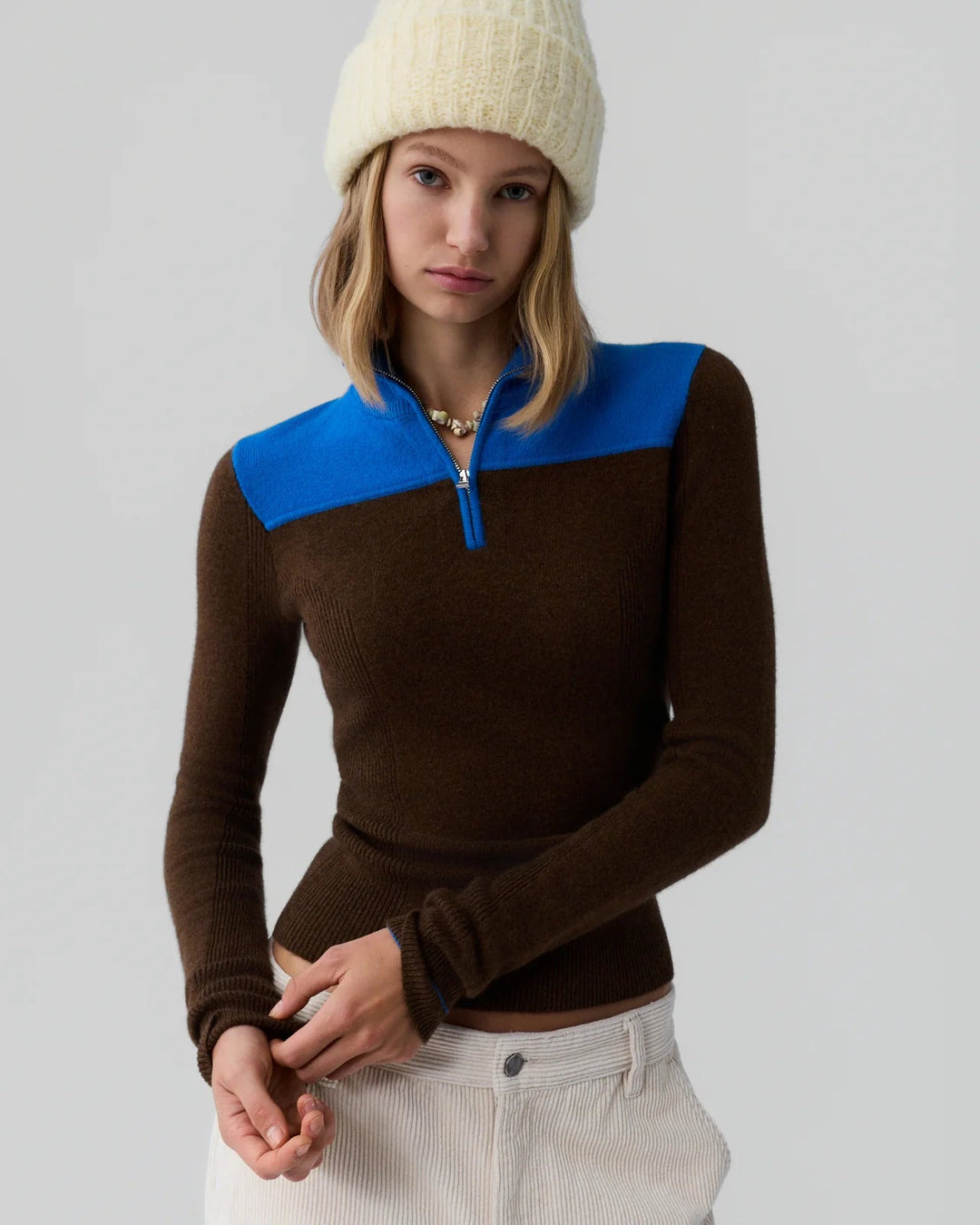 Guest in Residence - Alpine Half Zip Chestnut/Twilight - Kalifornia Jean Bar