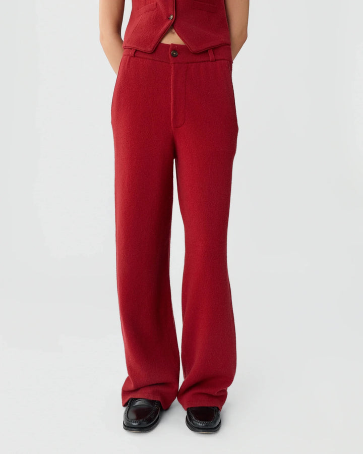 Guest in Residence - Carmine Tailored Cashmere Trouser - Kalifornia Jean Bar