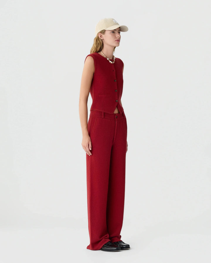 Guest in Residence - Carmine Tailored Cashmere Trouser - Kalifornia Jean Bar