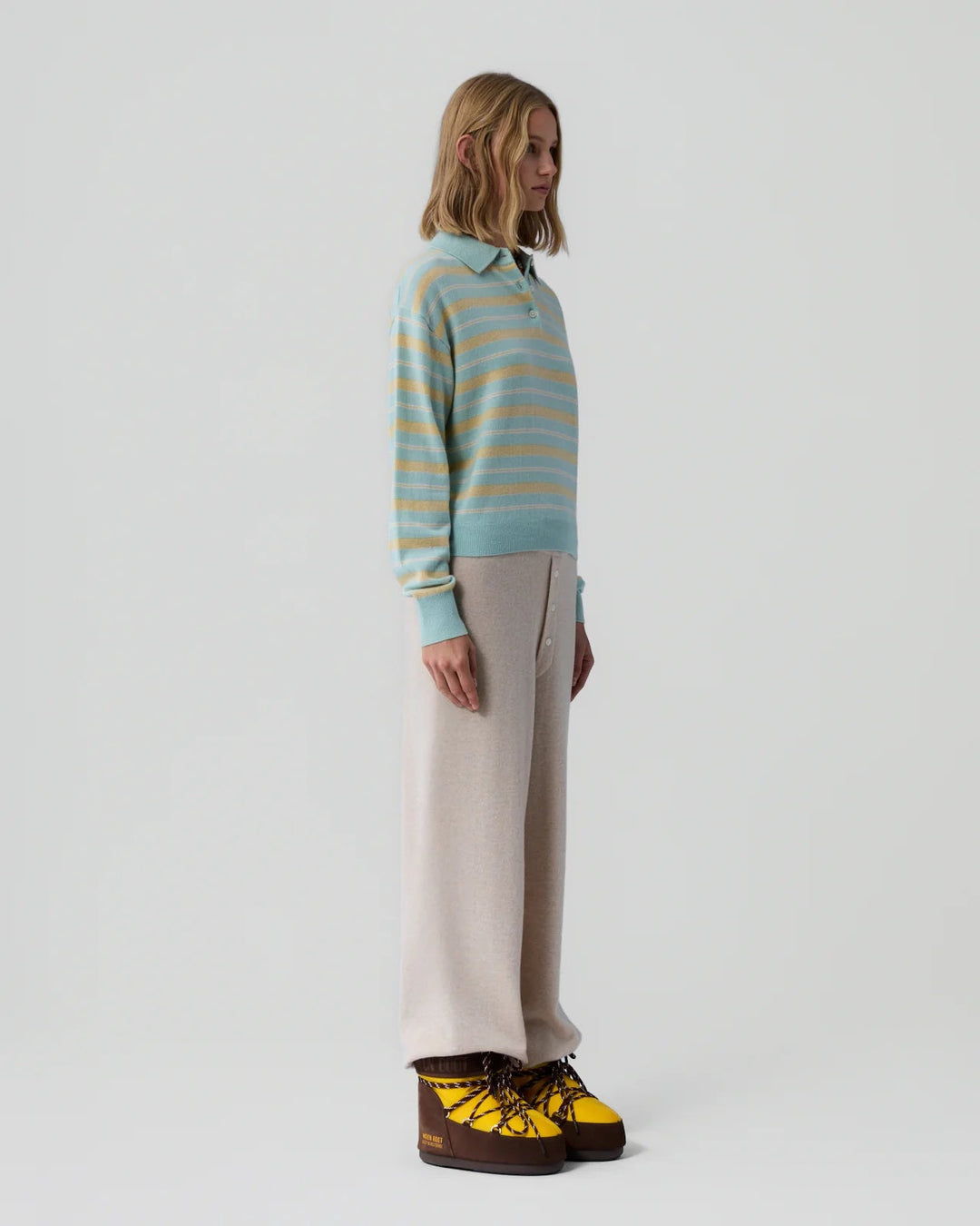 Guest in Residence - Collegiate Polo Seaglass Combo - Kalifornia Jean Bar