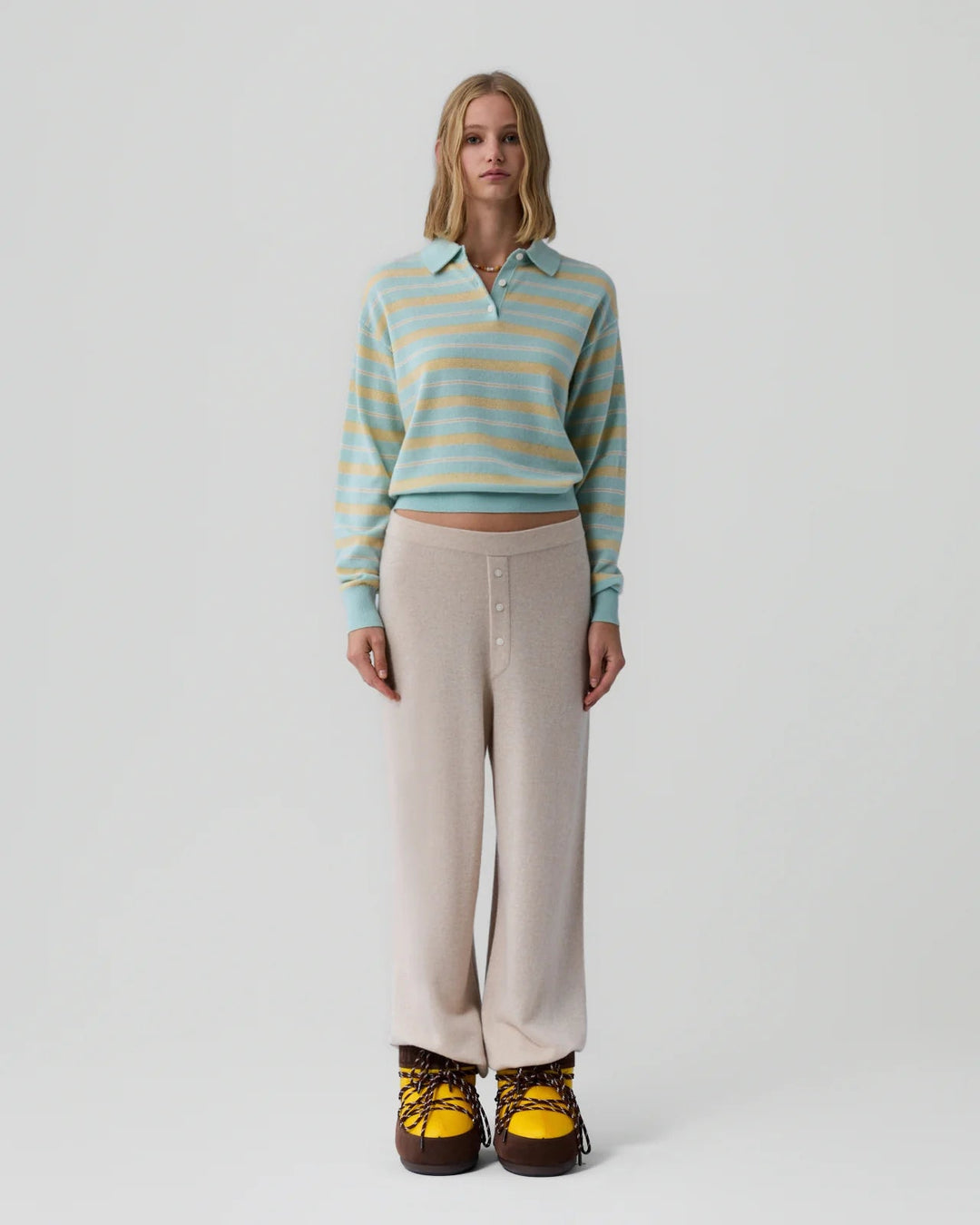 Guest in Residence - Collegiate Polo Seaglass Combo - Kalifornia Jean Bar