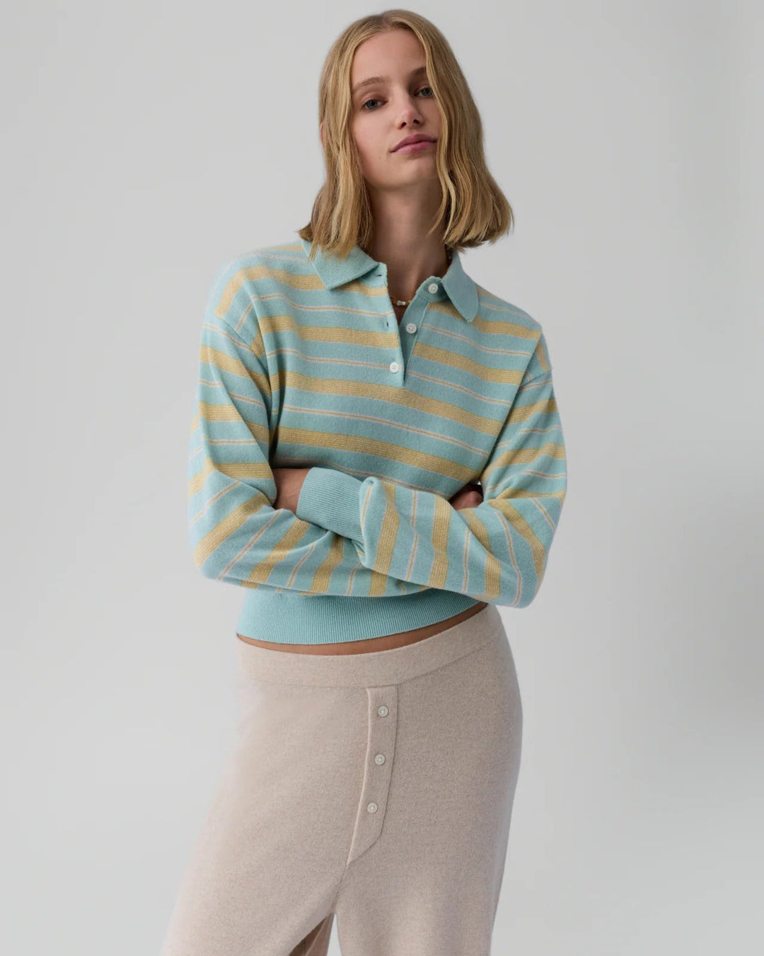 Guest in Residence - Collegiate Polo Seaglass Combo - Kalifornia Jean Bar