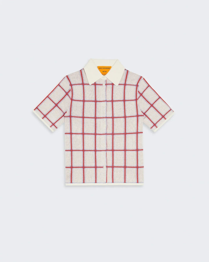 Guest in Residence - Cream Combo Picnic Plaid Shirt - Kalifornia Jean Bar