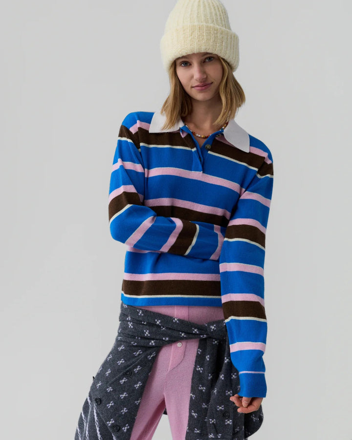 Guest in Residence - Cropped Stripe Rugby Twilight Combo - Kalifornia Jean Bar