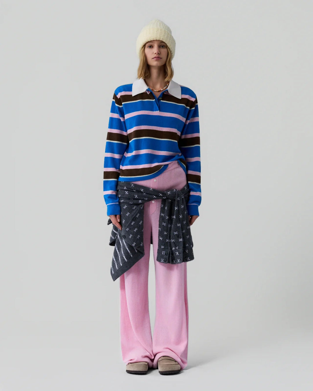 Guest in Residence - Cropped Stripe Rugby Twilight Combo - Kalifornia Jean Bar