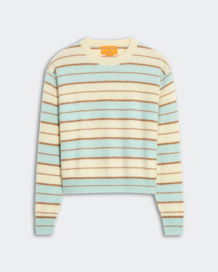 Guest in Residence - Grizzly Stripe Crew Seaglass Combo - Kalifornia Jean Bar