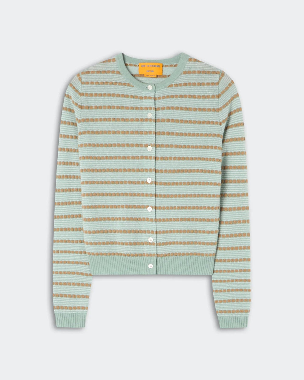 Guest in Residence - Pebble Stripe Jane Cardigan Sagebrush Combo - Kalifornia Jean Bar