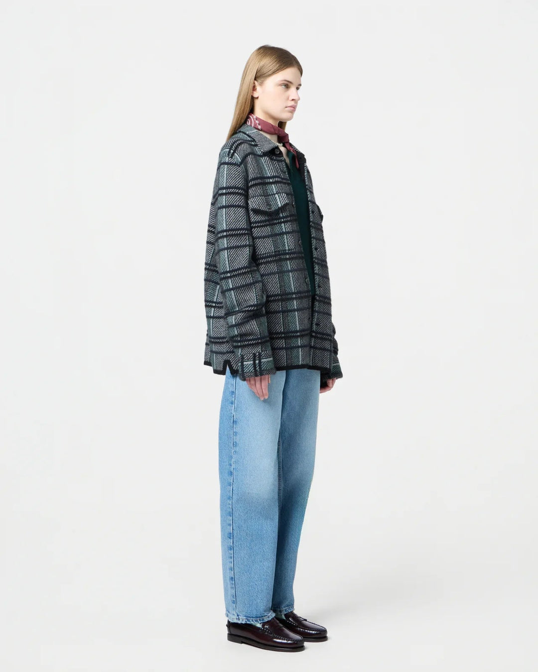 Guest in Residence - Plaid Work Shirt Black Combo - Kalifornia Jean Bar