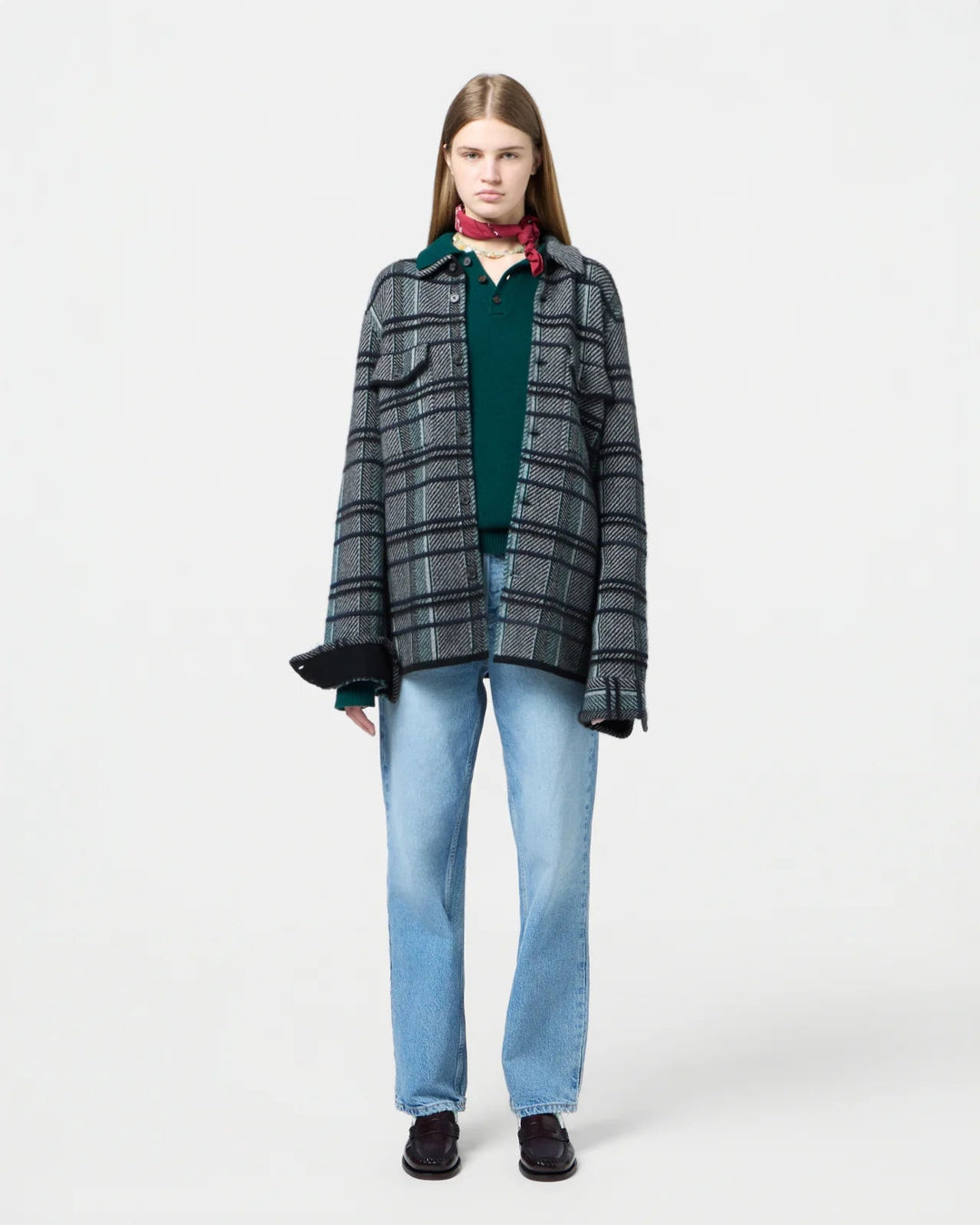 Guest in Residence - Plaid Work Shirt Black Combo - Kalifornia Jean Bar