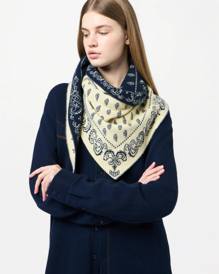 Guest in Residence - Western Button Up Shirt in Midnight - Kalifornia Jean Bar