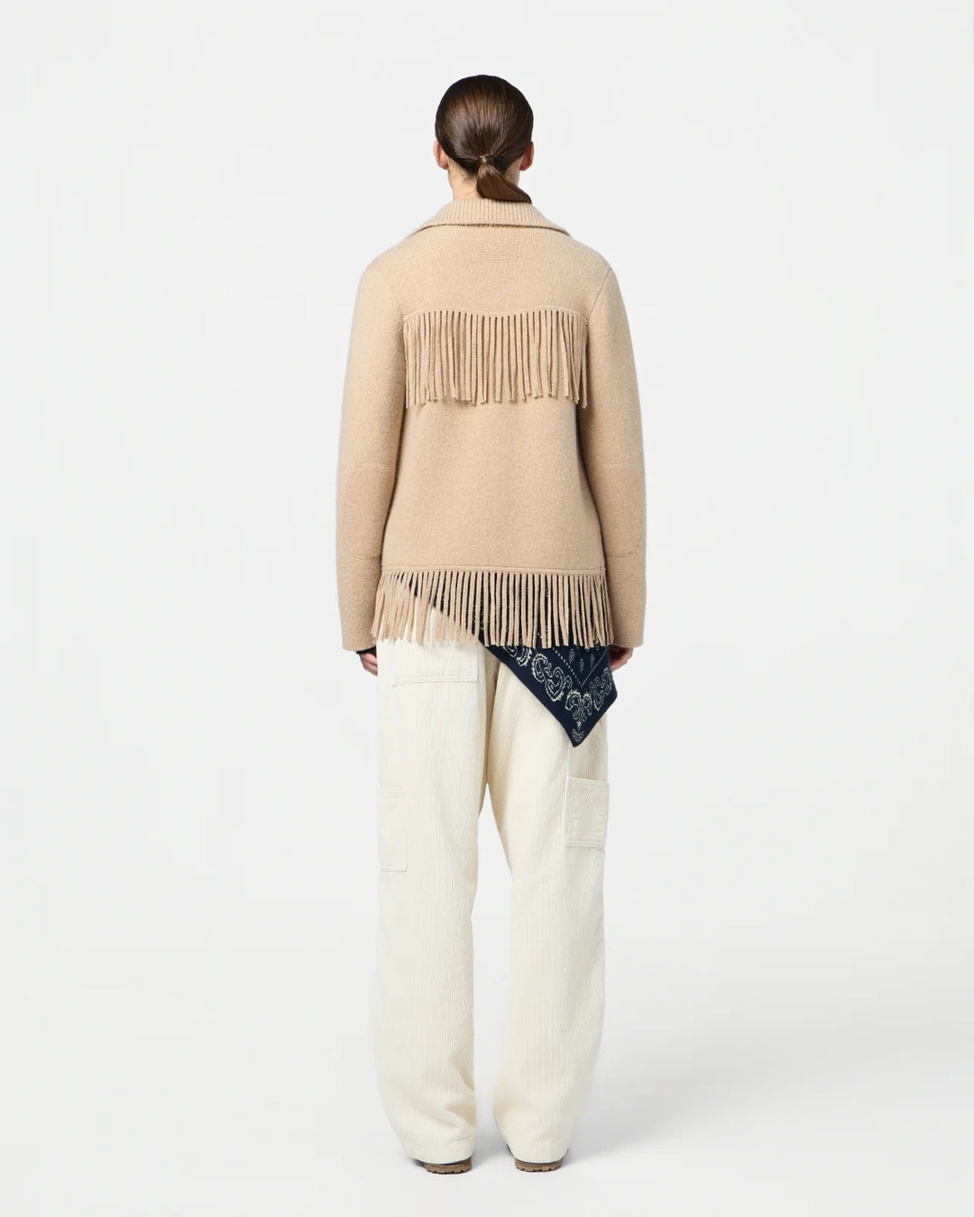 Guest in Residence - Western Fringe Jacket in Dune - Kalifornia Jean Bar