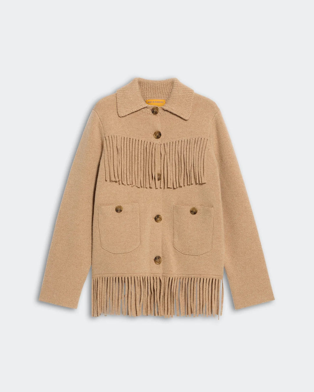 Guest in Residence - Western Fringe Jacket in Dune - Kalifornia Jean Bar