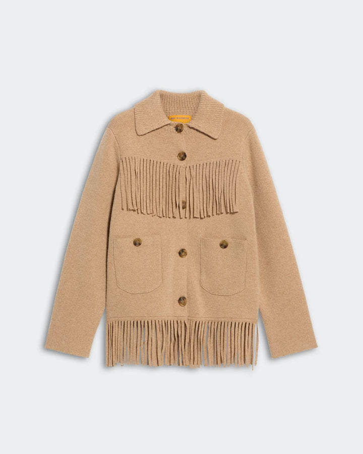 Guest in Residence - Western Fringe Jacket in Dune - Kalifornia Jean Bar