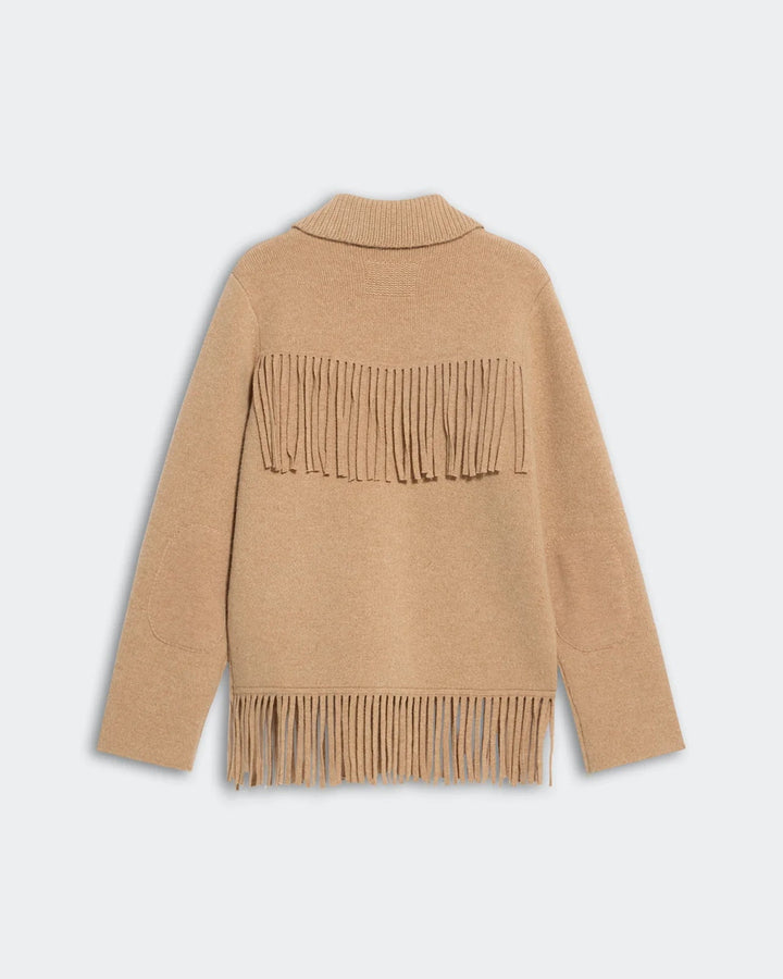 Guest in Residence - Western Fringe Jacket in Dune - Kalifornia Jean Bar
