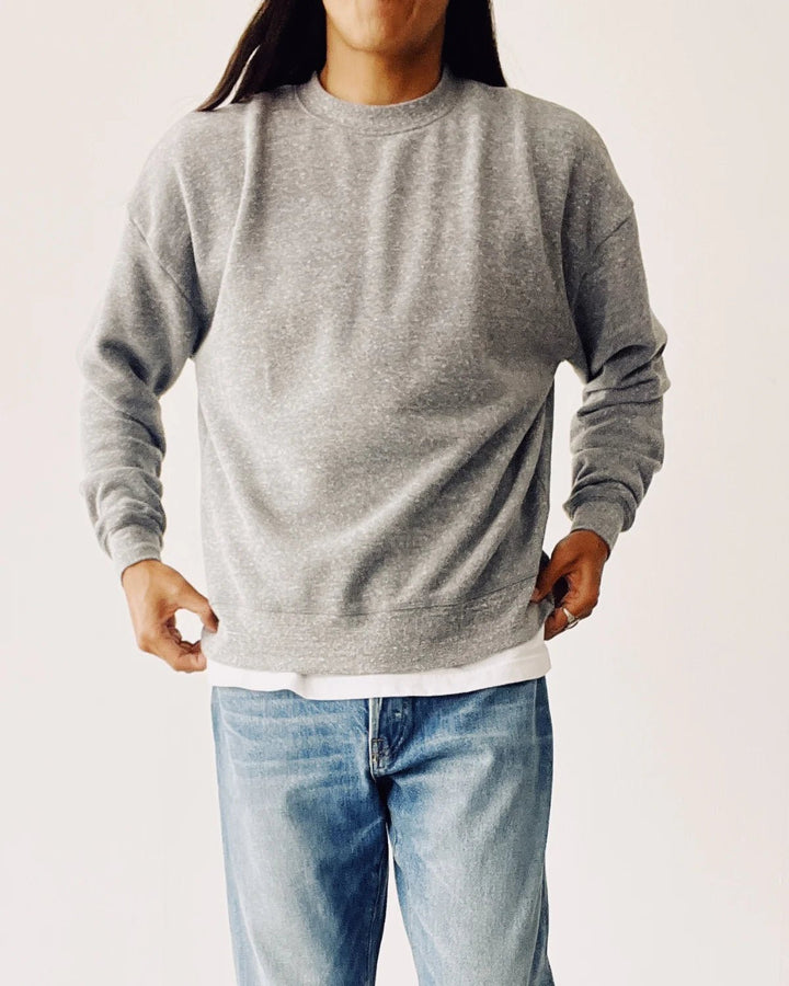 Hey Gang - Boxy Sweatshirt in PE Grey - Kalifornia Jean Bar