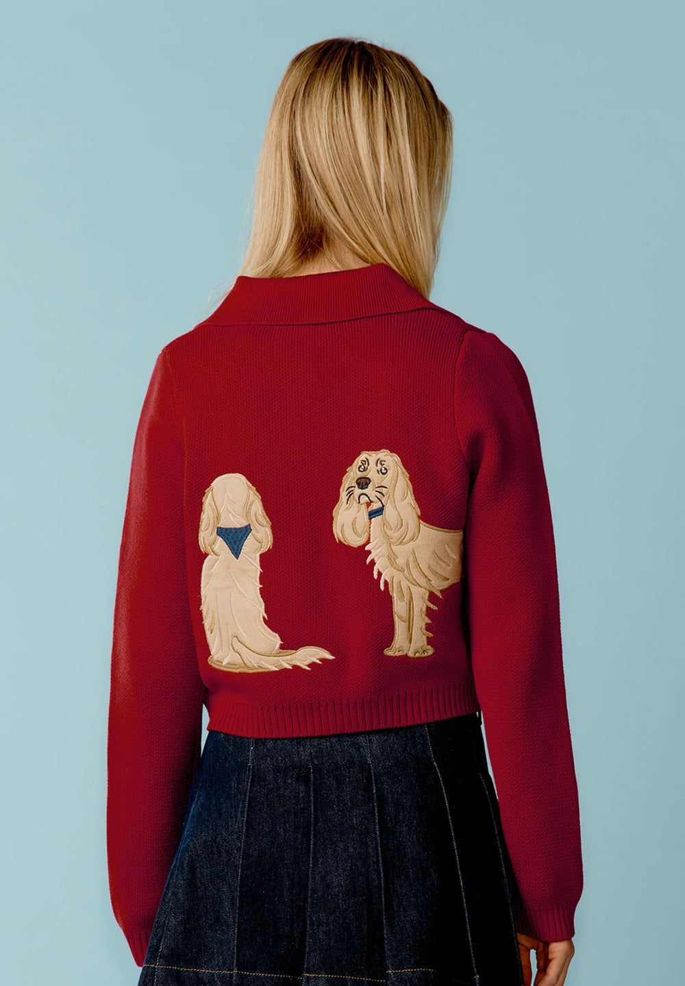 House of Sunny - The Lady Tripper in Ruby Red - Kalifornia Jean Bar