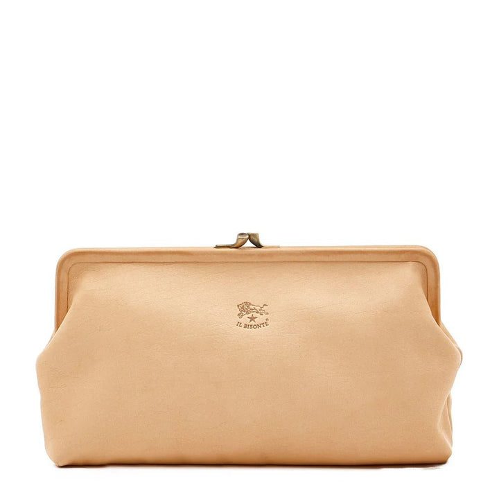 Il Bisonte - Manuela Women's Clutch Bag in Natural Leather - Kalifornia Jean Bar