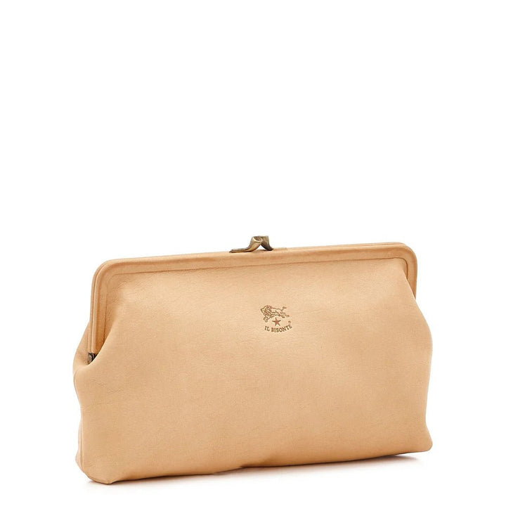 Il Bisonte - Manuela Women's Clutch Bag in Natural Leather - Kalifornia Jean Bar