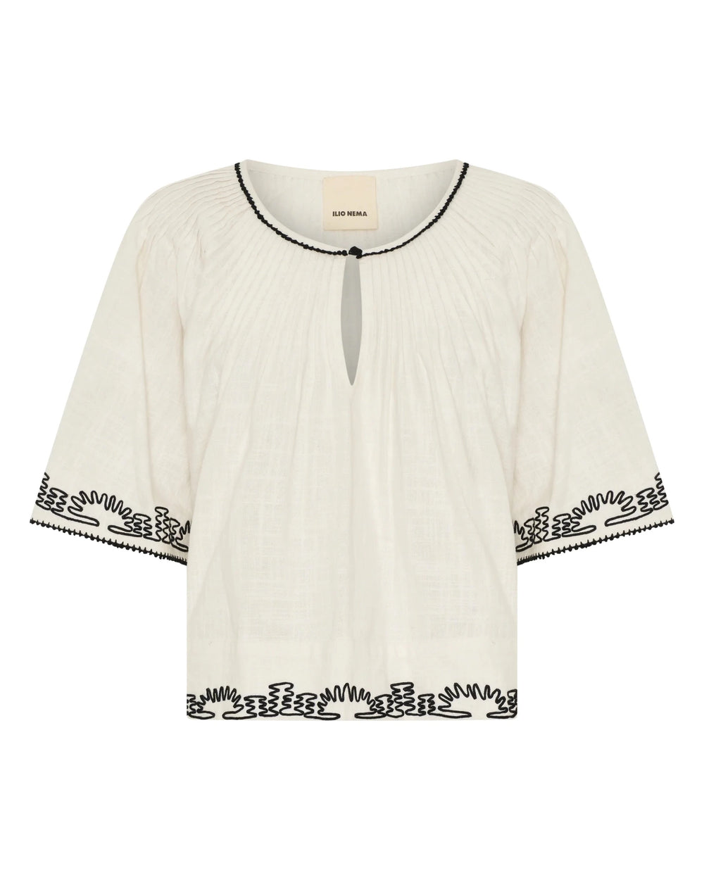 Ilio Nema - Calliope Dori Embroidery Top - Kalifornia Jean Bar