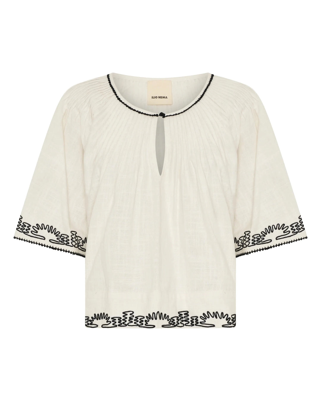 Ilio Nema - Calliope Dori Embroidery Top - Kalifornia Jean Bar