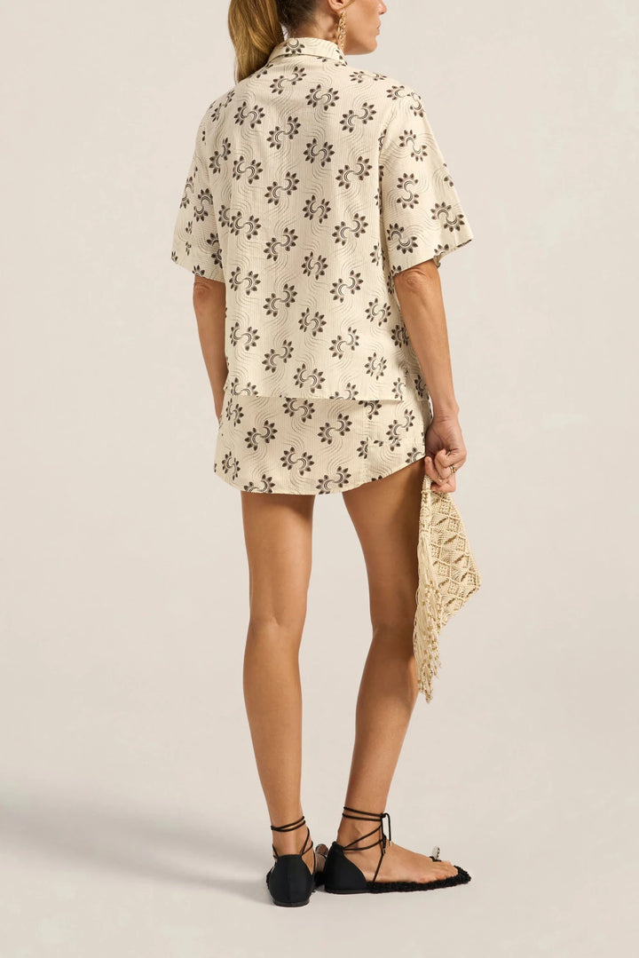 Ilio Nema - Cerbere Shirt in White Voile - Kalifornia Jean Bar