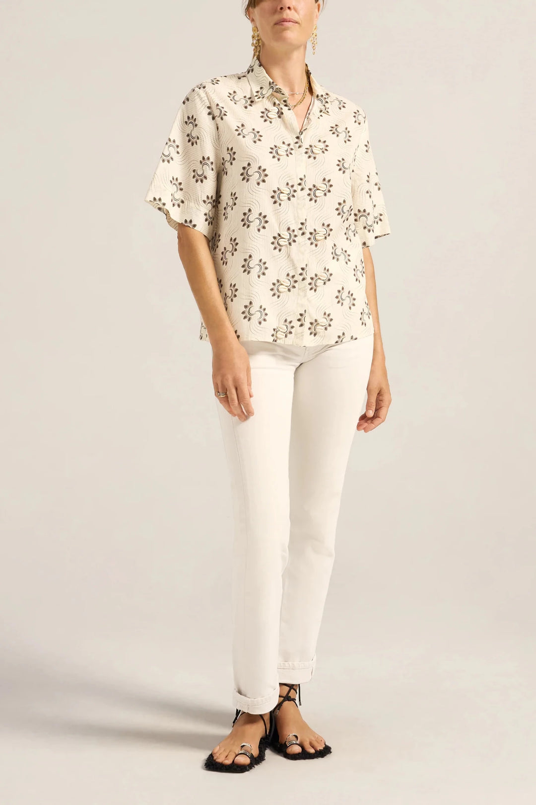 Ilio Nema - Cerbere Shirt in White Voile - Kalifornia Jean Bar