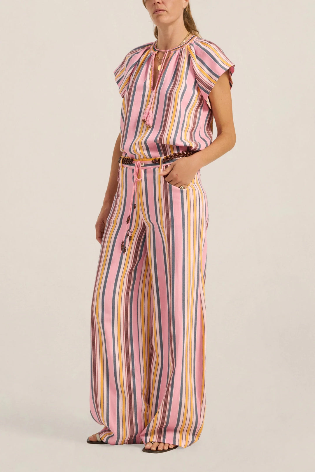Ilio Nema - Odin Pants Samos Stripe - Kalifornia Jean Bar