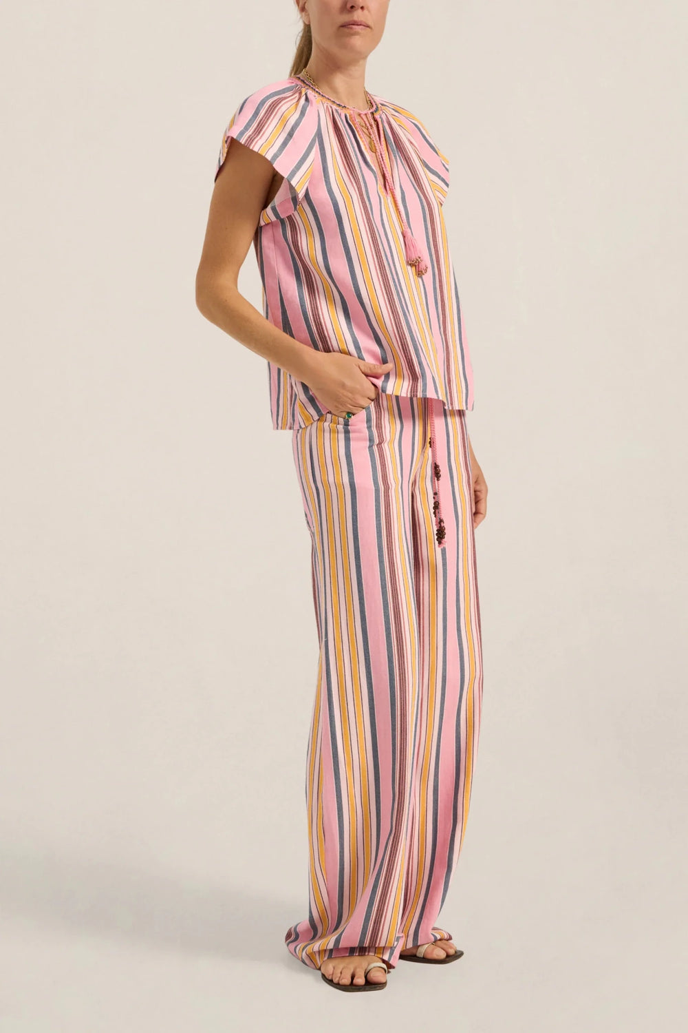 Ilio Nema - Zetus Samos Stripe Top - Kalifornia Jean Bar