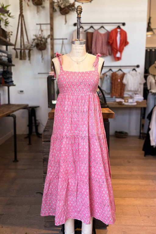Emerson Fry - Cherry Blossom Blush Sara Tiered Dress