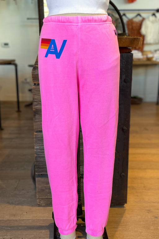 Aviator Nation - Logo Sweatpants in Pink
