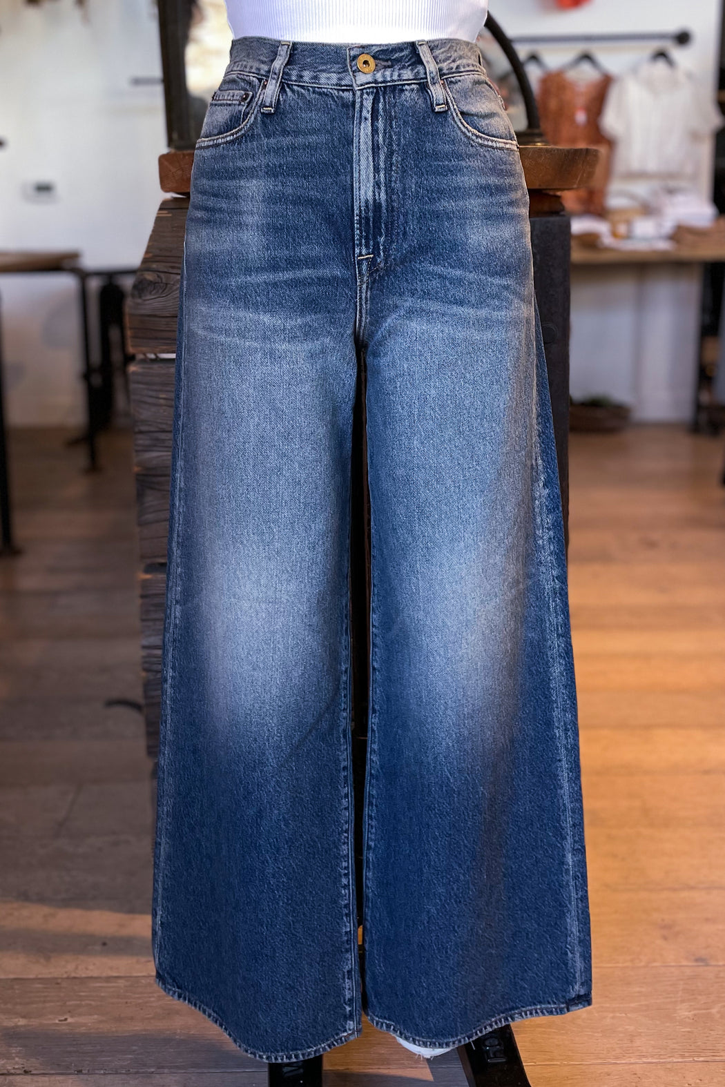 NSF - Seine Wash Selena Wide Leg Jean