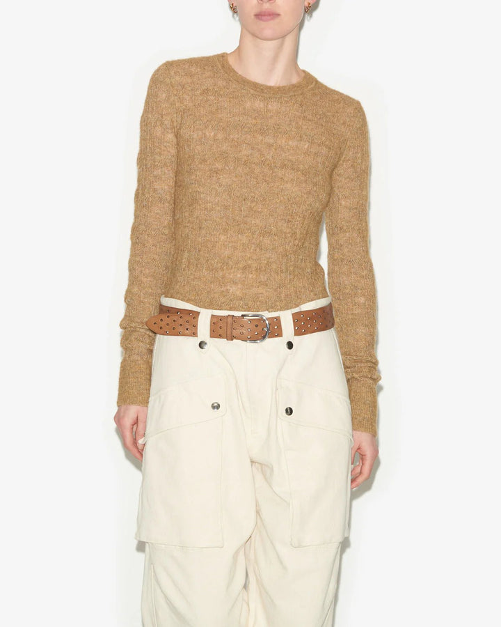 Isabel Marant - Acia Knit Sweater in Honey - Kalifornia Jean Bar