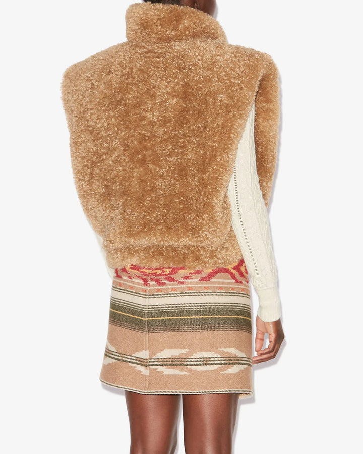 Isabel Marant - Alisa Cardigan Jacket in Camel - Kalifornia Jean Bar Isabel Marant - Alisa Cardigan Jacket in Camel Women's Jacket