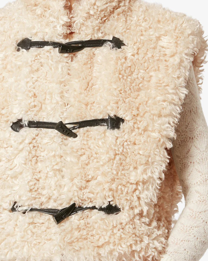 Isabel Marant - Alisa Vest Jacket Ecru - Kalifornia Jean Bar