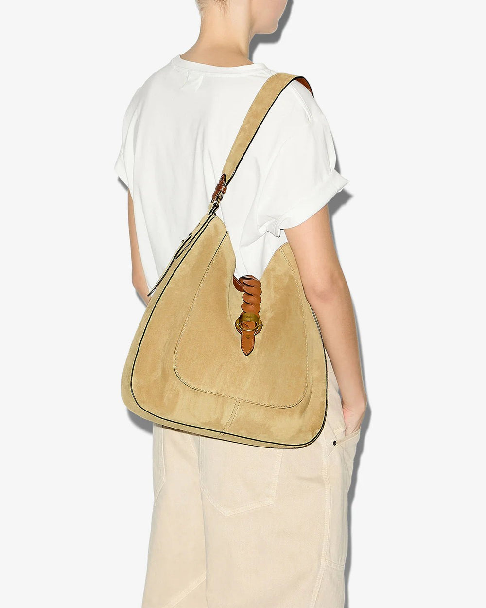 Isabel Marant - Beige Altay Hobo Shoulder Bag - Kalifornia Jean Bar