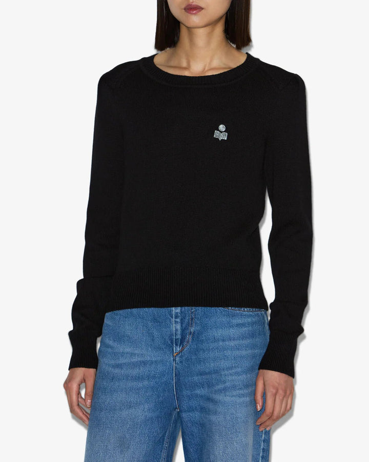 Isabel Marant - Black Abelle Pullover Sweater - Kalifornia Jean Bar