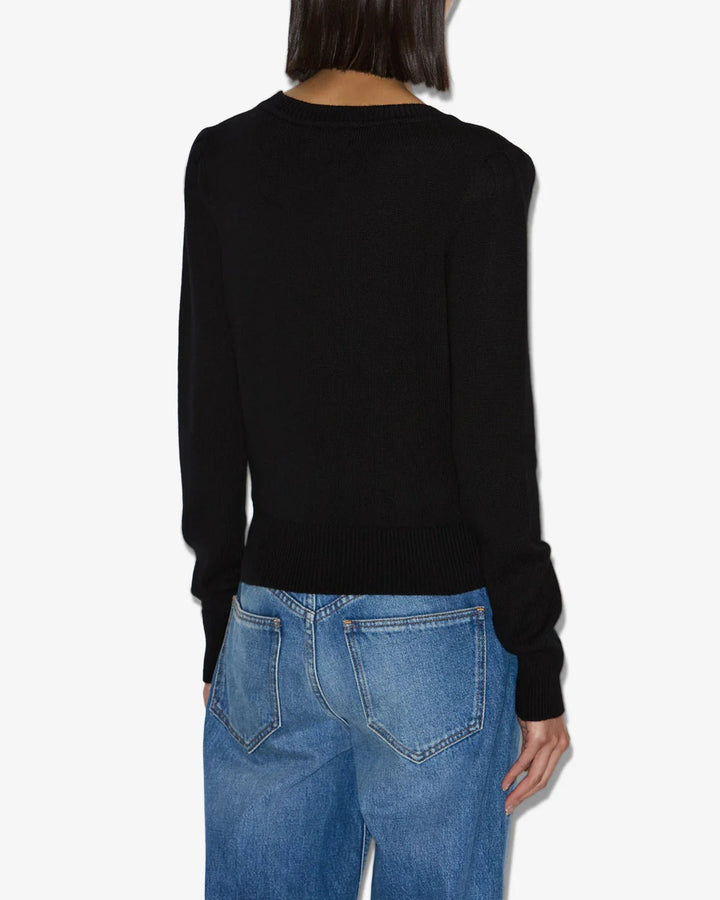 Isabel Marant - Black Abelle Pullover Sweater - Kalifornia Jean Bar