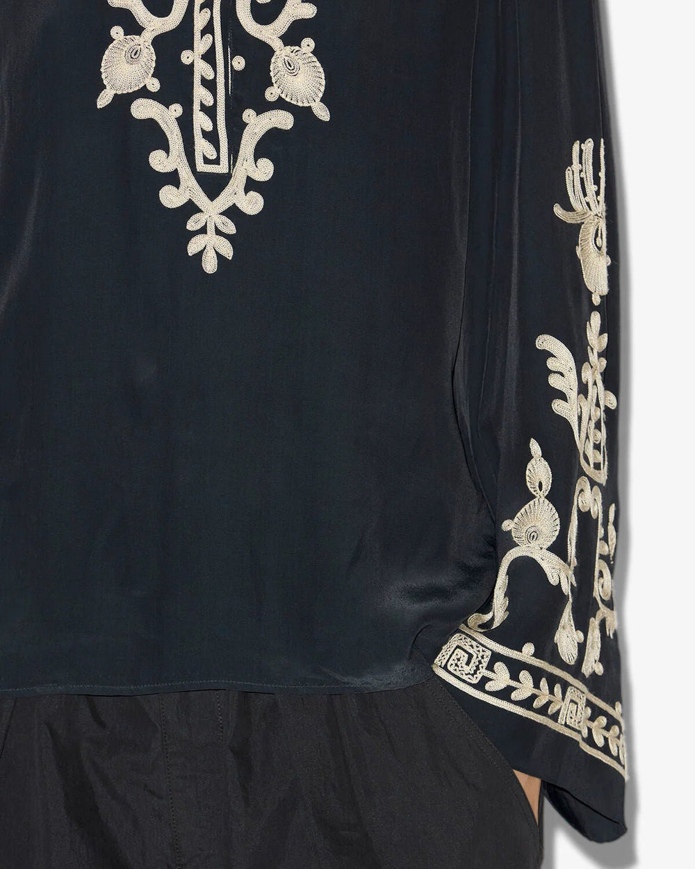 Isabel Marant - Black Falonne Top - Kalifornia Jean Bar
