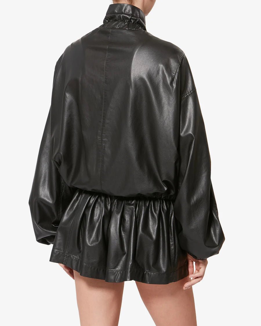 Isabel Marant - Black Neela Faux Leather Jacket - Kalifornia Jean Bar