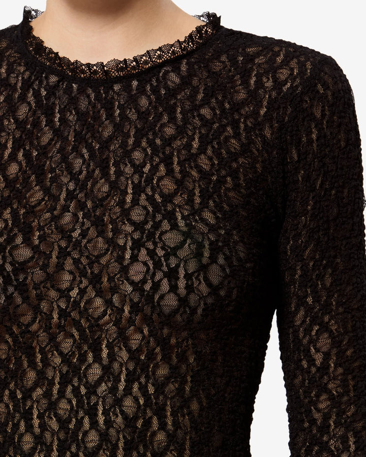 Isabel Marant - Brany Top in Black - Kalifornia Jean Bar